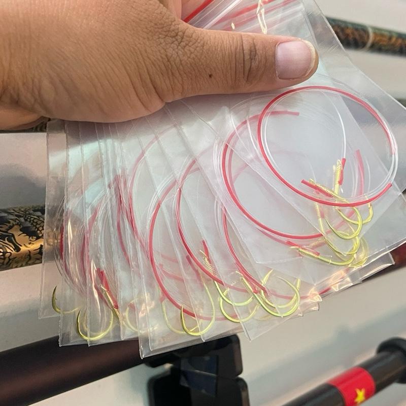 Thẻo đài câu rơi lửng siêu nhẹ mua 10 tặng 1 lưỡi bén tạo mồi rơi chậm phù hợp câu trắm đen mới trắm cỏ