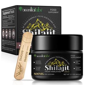 Shilajit Paste, 1 Box Organic Shilajit Paste with Dispensing Tool, Body Care Kit for Men & Women, Suitable for You Who Love Sports