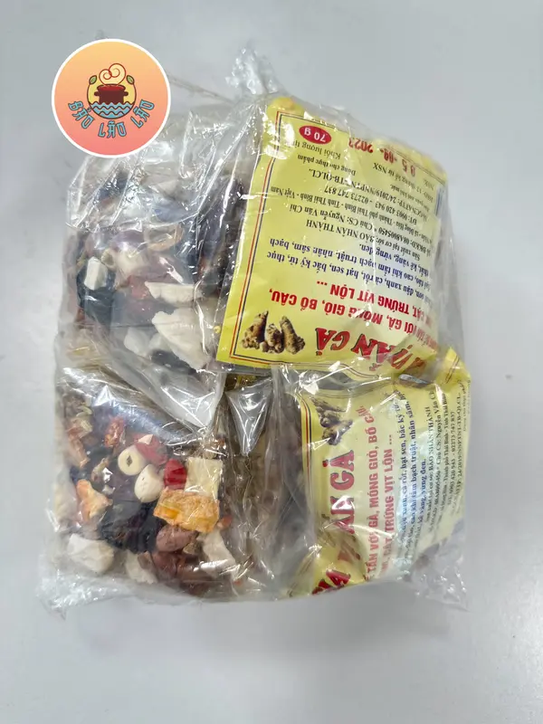 [10 gói x 70g] Gia vị tần Gà Thuốc Bắc thơm ngon, bổ dưỡng - bịch lớn 700g (10 gói x 70g) 4