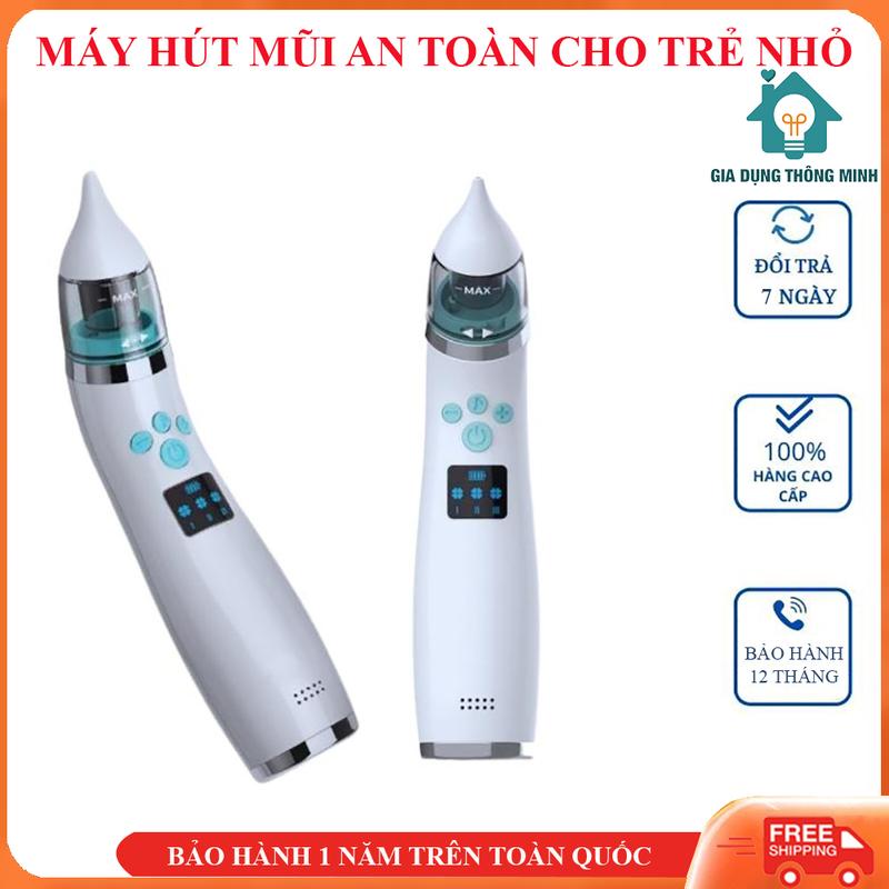 Máy hút mũi cho bé máy hút mũi cầm tay thông minh với đầu hút silicon mềm mại an toàn cho trẻ nhỏ. Bảo hành 2 năm trên toàn quốc lỗi đổi mới 7 ngày đầu khi nhận hàng.