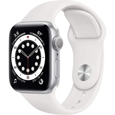 Apple Series 3 Silver shops 38 mm Smart Watch