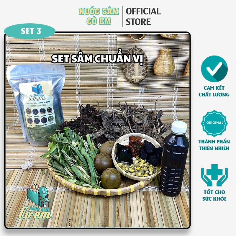  Combo 3 Set Nước Sâm Chuẩn Vị Cô Em Thanh Nhiệt Mỗi Set Nấu 10L Nước Uống Giải Nhiệt 