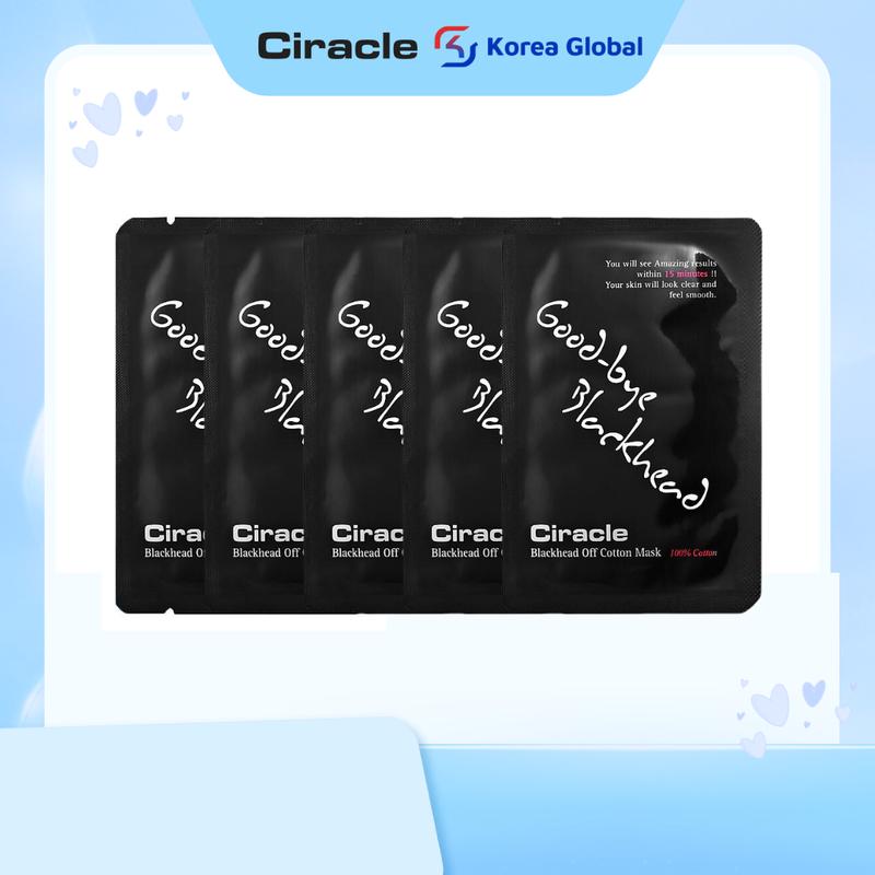 Set 5 Miếng Dán Đẩy Mụn CIRACLE Goodbye Blackhead hiệu quả (kèm que nặn và gạt) MỤN ĐẦU ĐEN - Skincare