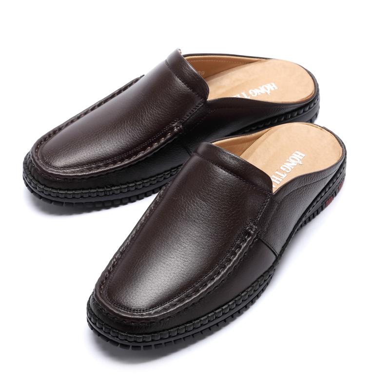 HỒNG THẠNH - GIÀY SABO DA BÒ CAO CẤP - 3820 Nam Shoes
