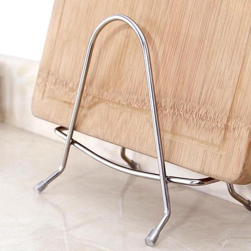 Product Introduction of Kitchen Stainless Steel Cutting Board Rack Chopping Board Organizer Household Holder Stand V6L3 16