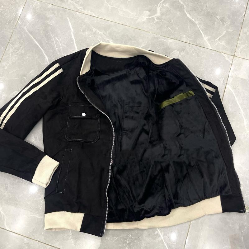 Áo khoác nam bomber 2 lớp lót lông cao cấp dành cho boy phố 2024 - Menswear, Dài Tay