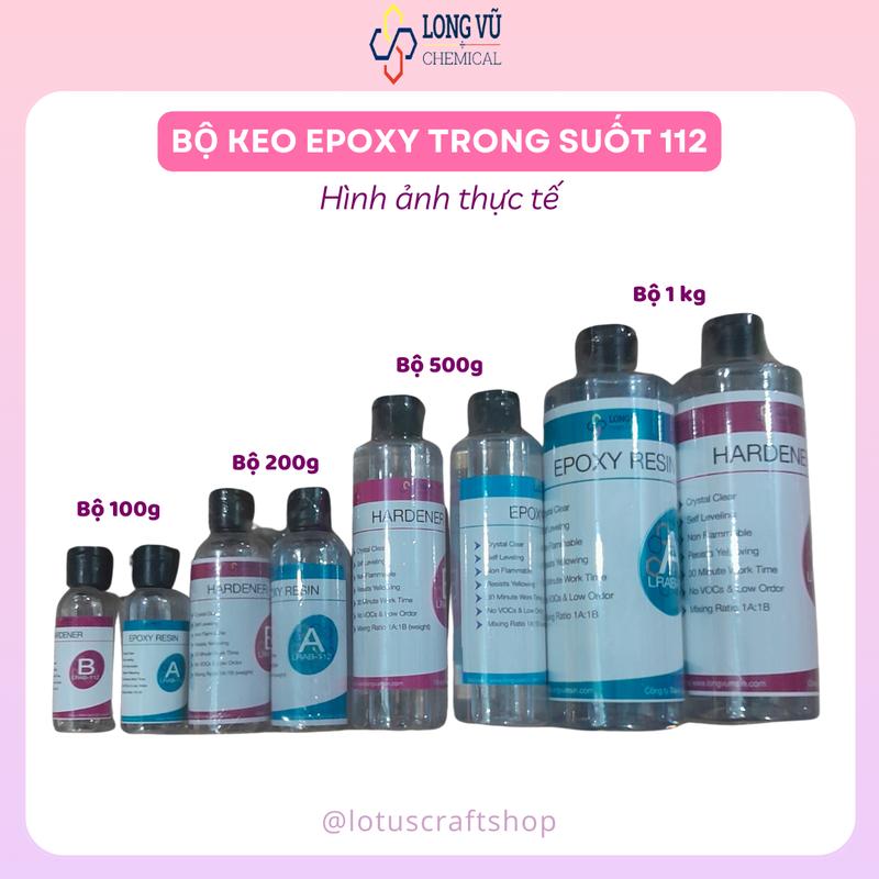 Product Introduction of Keo Epoxy Resin Trong Suốt 112 Hệ Thực Phẩm Chuyên Dụng, Nhựa Resin Hai Thành Phần AB, Ít Bọt, Làm Keycap, Đổ Khuôn Silicone Handmade (Bộ 100g, 200g, 500g, 1kg) - Lotus Craft Shop x Long Vu Chemical [0002] 21