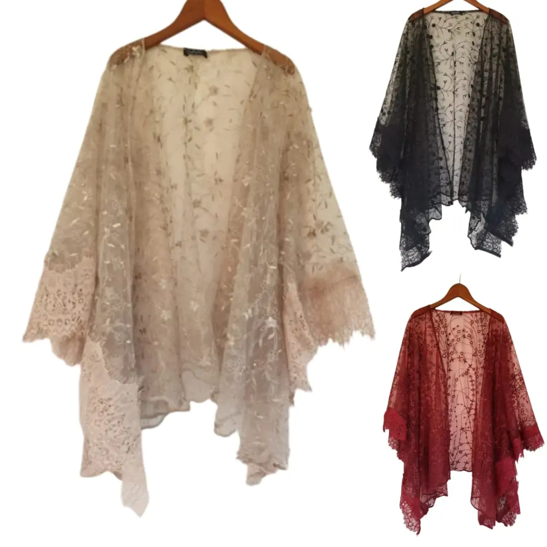 Brokat Kondagan , Outer Kebaya, Cardigan Brokat, Dress Wanita, Baju Pesta, Atasan Tile Kondangan Pendek Dewasa