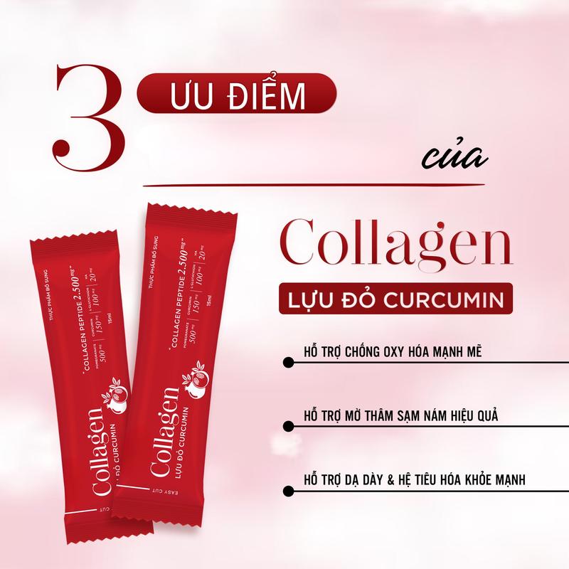 Product Introduction of Collagen Lựu Đỏ Curcumin Dr Halee Hương Lê Hộp 30 Gói x 15ml - Hỗ Trợ Làm Đẹp 27