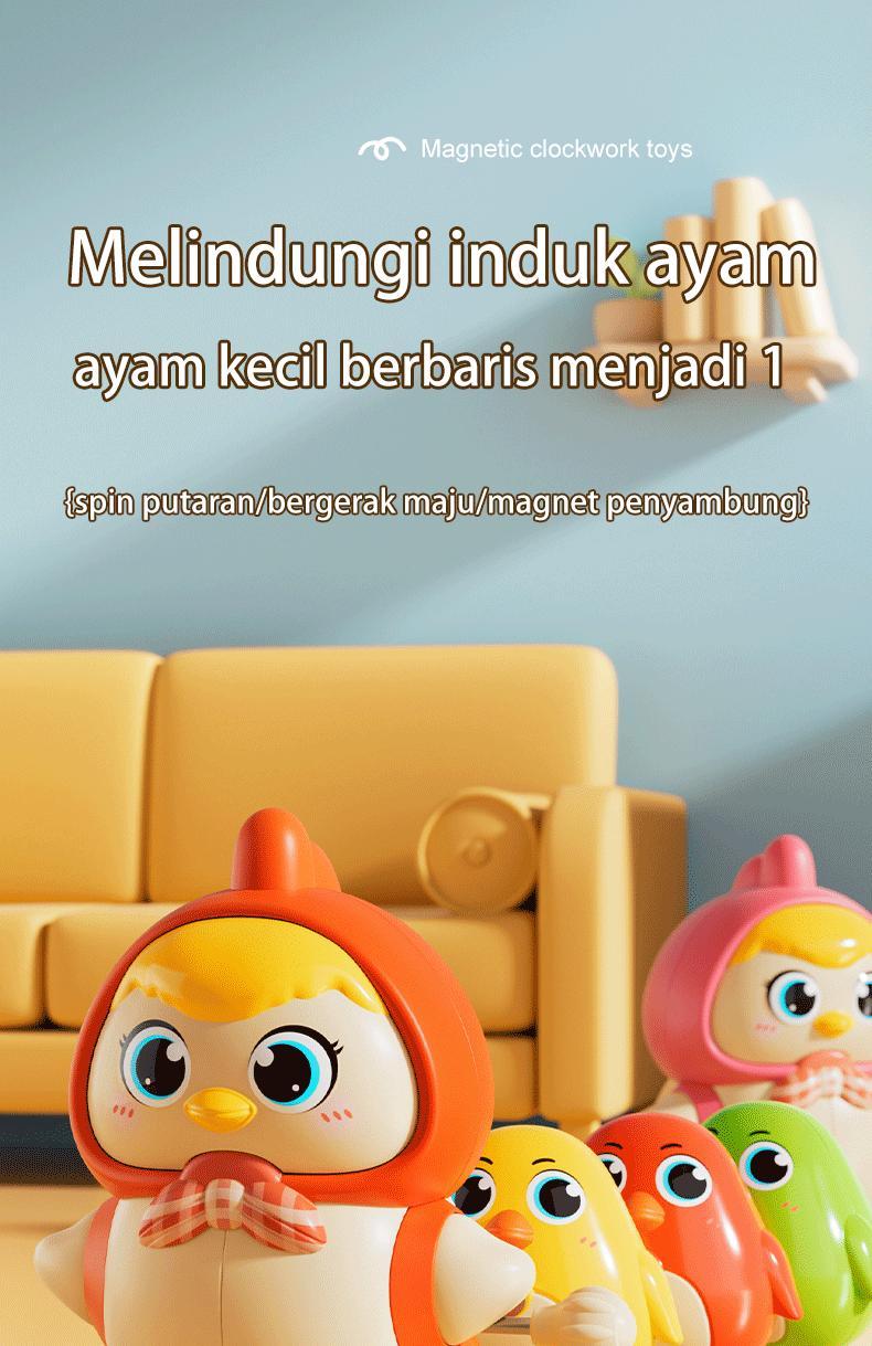 Product Introduction of Mainan Bayi Goyang, Bebek Bergerak & Berjalan, Latihan Merangkak untuk Anak 0-1 Tahun mainan bayi bunyi dan bergerak COD Toys 0
