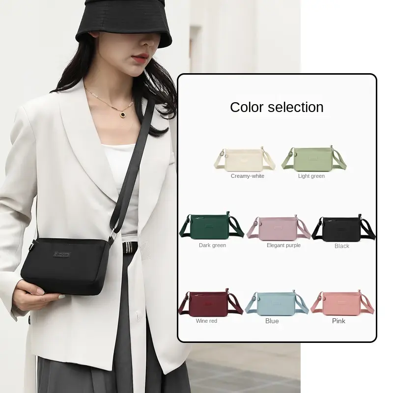 Túi Đeo Chéo Nữ, Hàng Mới Về Mùa Hè, Chất Liệu Nylon, Không Thấm Nước, Túi Đeo Vai, Thích Hợp Cho Bé Gái, Túi Đựng Đồ, Túi Trang Điểm