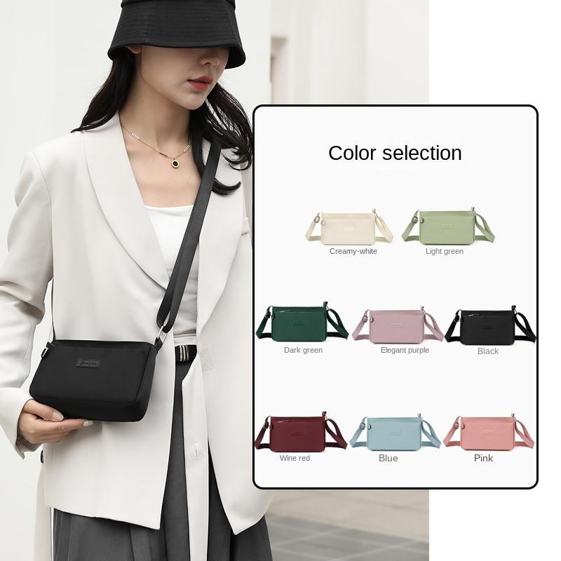  Túi Đeo Chéo Nữ Hàng Mới Về Mùa Hè Chất Liệu Nylon Không Thấm Nước Túi Đeo Vai Thích Hợp Cho Bé Gái Túi Đựng Đồ Túi Trang Điểm 