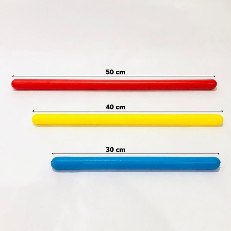 Gậy Thể Dục Nhựa các cỡ 30cm 40cm 50cm Cho Bé Và Cô Giáo Mầm Non ( Giá 1 chiếc) 2