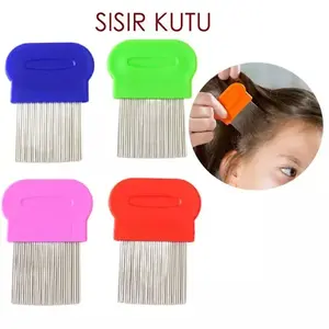 SISIR PEMBASMI KETOMBE KUTU DAN TELURNYA / SISIR KUTU BESI / SISIR KUTUT LOGAM SERIT