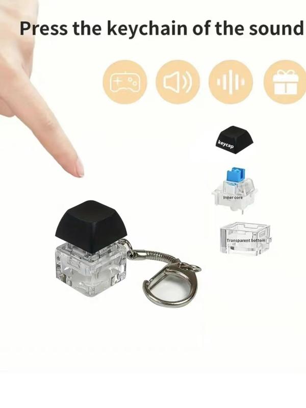 Keycap Keyboard Design Keychain,  Pendant Keychain for Bag, Keychain for Birthday Gift for Friends 3