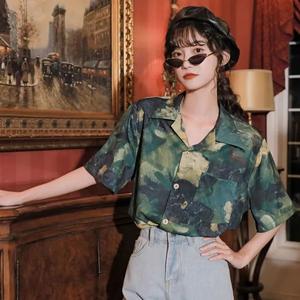 เสื้อฮาวาย พิมพ์ลายชัก เสื้อคู่ เสื้อสงกรานต์