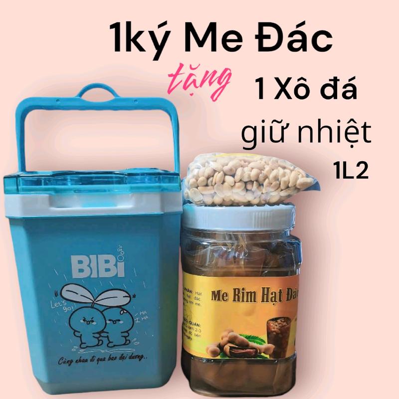   Tặng xô giữ nhiệt 1l2  1 ký me rim hạt đác tặng kèm đậu + tặng 1 xô giữ nhiệt 1 lít 2 làm nước đá uống  Topping Tặng màu ngẫu nhiên 
