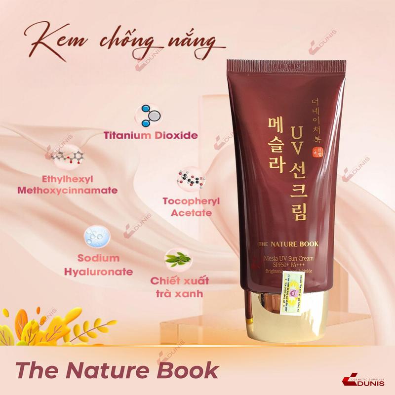 Kem chống nắng cao cấp Mesla Nature Book Hàn Quốc chính hãnġ kemchong  nangany 4