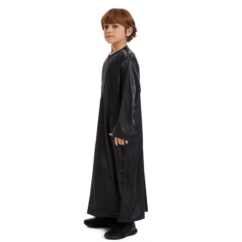 Product Introduction of Middle East Dubai Southeast Asia Children's Robe Children's Boys Robe Spot New Th880 Comfortable Hot Sale 13