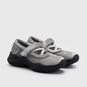 Adorable Projects - Zolisya Sneakers Balerina Grey - Sepatu Wanita