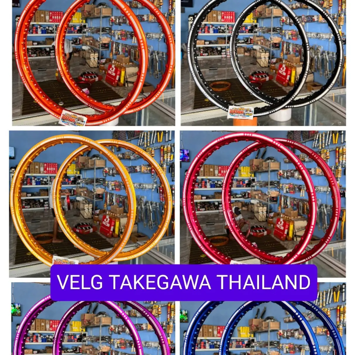 VELG TAKEGAWA THAILAND COAK MILING UKURAN 140x140 17