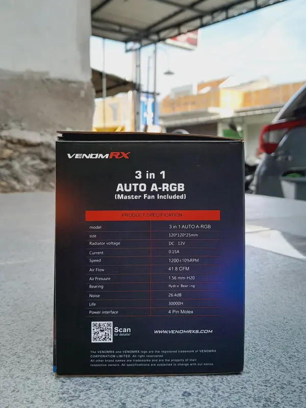 FAN CASING ARGB 3 in 1 VenomRX Komputer Pc 2
