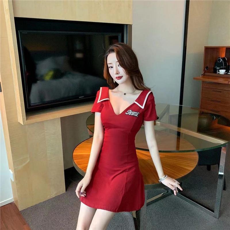 Product Introduction of Váy Chữ A, Phong Cách Hàn Quốc, Thời Trang Và Thanh Lịch, Cổ Điển Hepburn, Dành Cho Nữ, Váy Cổ Chữ V, Mỏng Vừa Vặn, Bó Sát, Hàng Mới Về Mùa Hè 2024 2