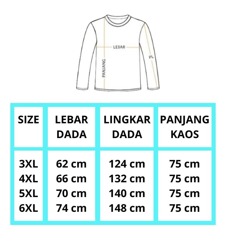 Product Introduction of Kaos Polos Lengan Panjang Pria Wanita Jumbo Oversize Big Size Murah 3XL 4XL 5XL 6XL 0