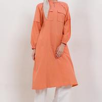 Gambar MFMW Lolo Midi Dress Gamis Orange - S dari MFMW Shop Kota Bandung 4 Tokopedia