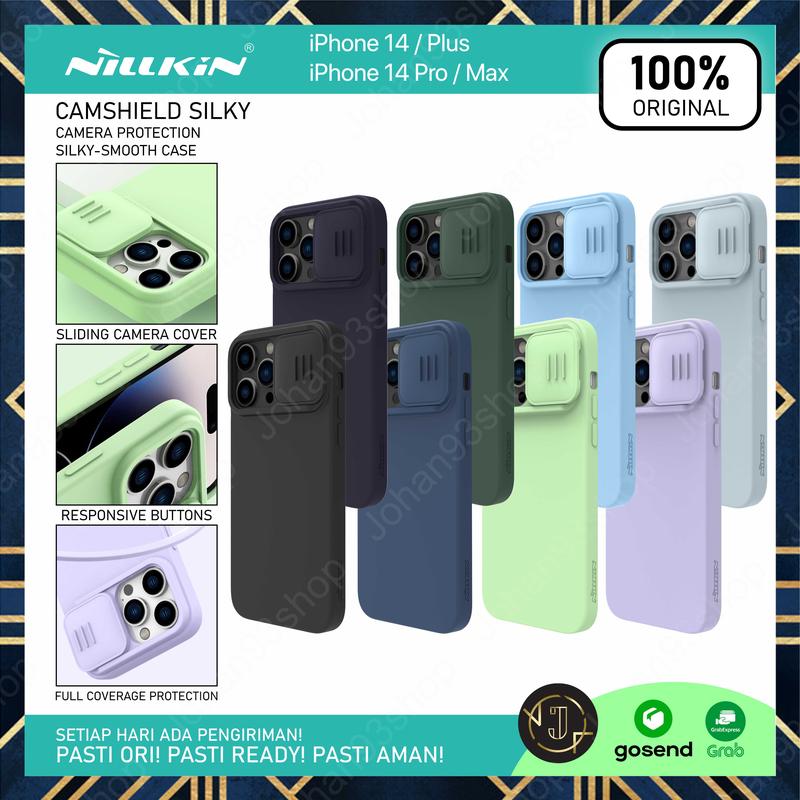 Case iPhone 14 Pro Max Plus CamShield Silky Camera NILLKIN Magnetic Casing 1