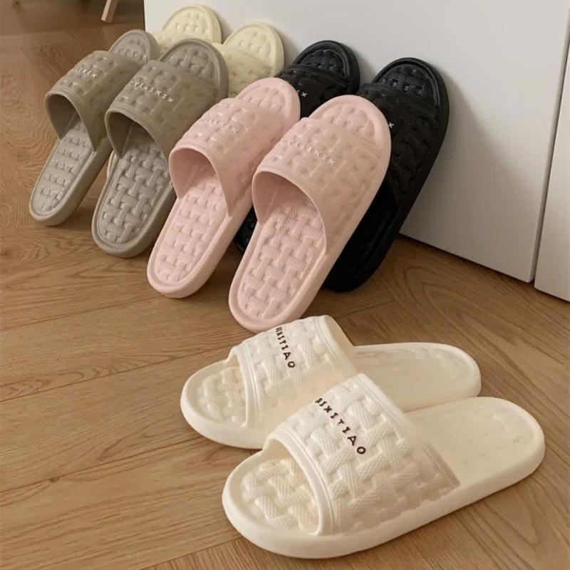  Dép Lê Văn Phòng Trong Nhà Xixitao Đủ 5 Màu Hồng Kem Đen Ghi Nâu Size Nam Nữ 36-45 XITAO 