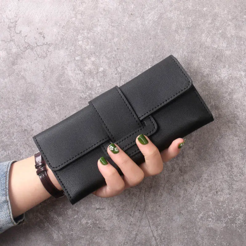 Women Wallet Cardholder Coin Purses Clutch Phone Credit Card Holder Ladies Luxury Large Capacity Leather Bag with Zipper
