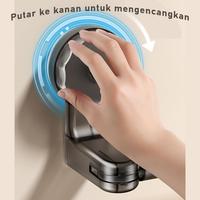 Gambar Vinnatsu Rak Handuk Yang Dapat Diperpanjang Extendable Towel Rack / Bathroom Towel Rack / Rak Handuk Suction Cup Dapat Ditarik Mandi Gantungan Handuk Tempel Dinding Akrilik - hitam, 30-48cm dari Vinnatsu Kab. Tangerang 4 Tokopedia