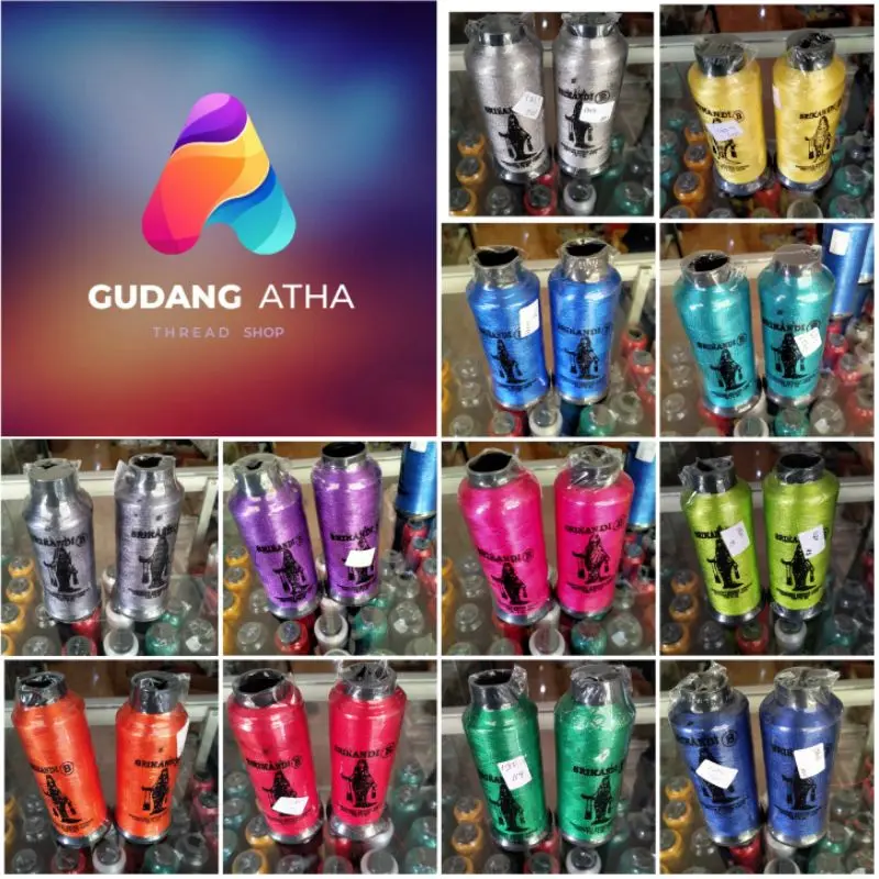 Benang bordir Srikandi 120/2D Viscous Rayon Warna Lengkap 0