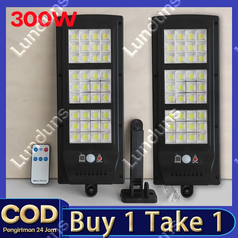 buy 1 take 1 lampu jalan led super terang lampu solar cell outdoor waterproof lampu panel surya otomatis lampu lampu jalan tenaga surya 200 watt sensor gerak untuk parkir taman stadion jalan garasi rumah 0