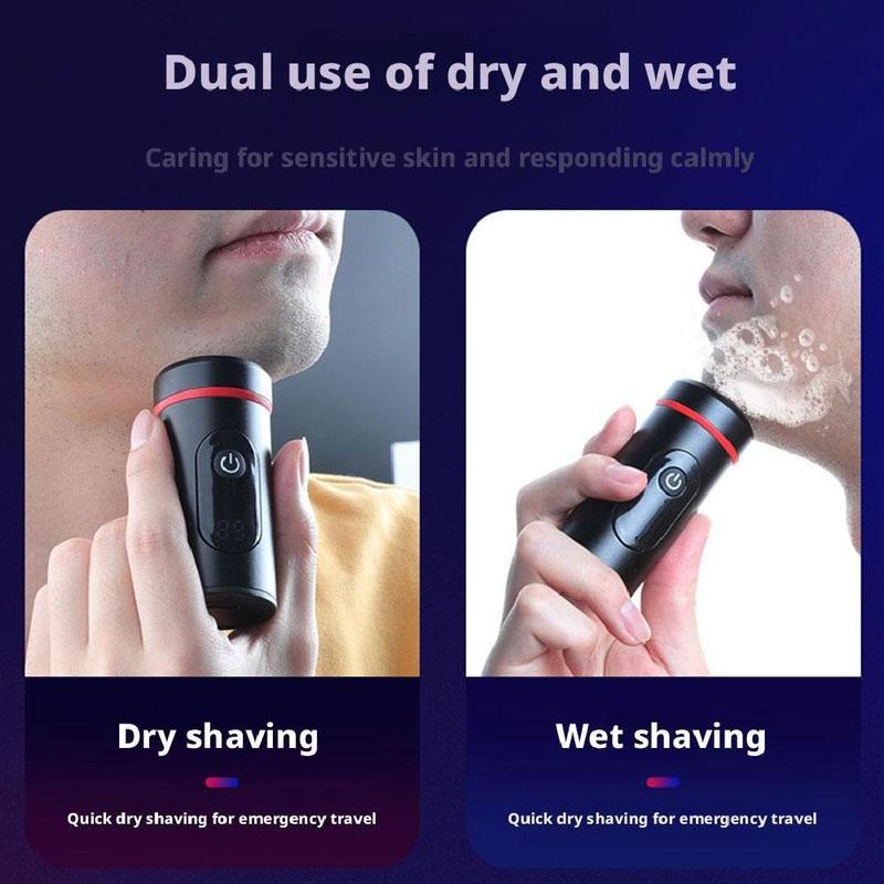 Digital Power Display Mini Razor Car Travel Razor Portable Men's Razor 6