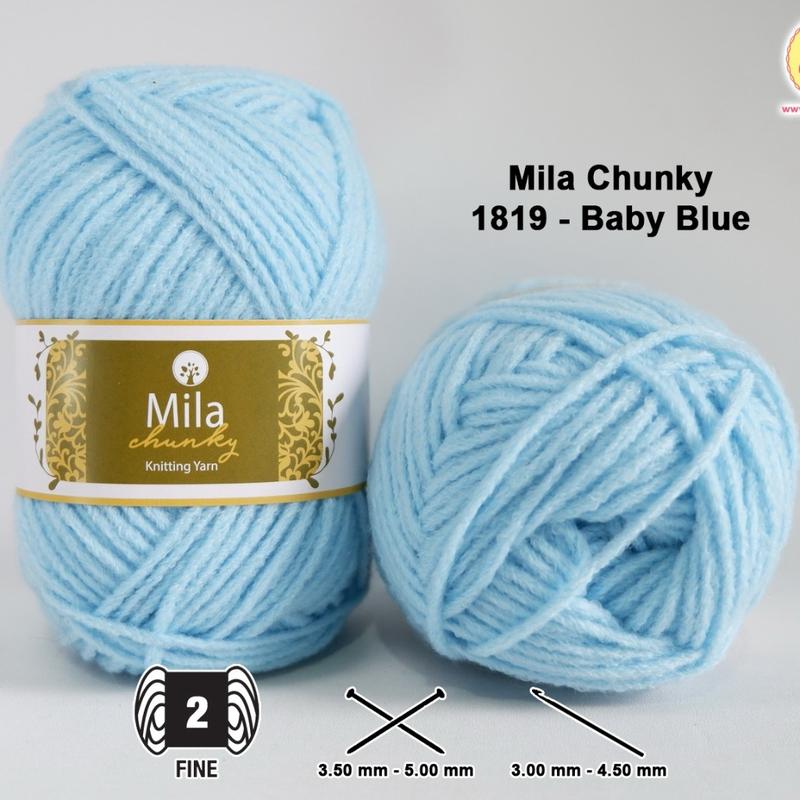 GOMERAJUT- Benang Rajut Milk Cotton Lokal Mila Chunky Shop