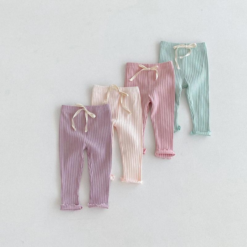 Product Introduction of 2024 Children Stripes Cotton Pants Fashion Casual Vertical Solid Leggings for Girls Baby Boy Bottoming Trousers Autumn Pantyhose 19