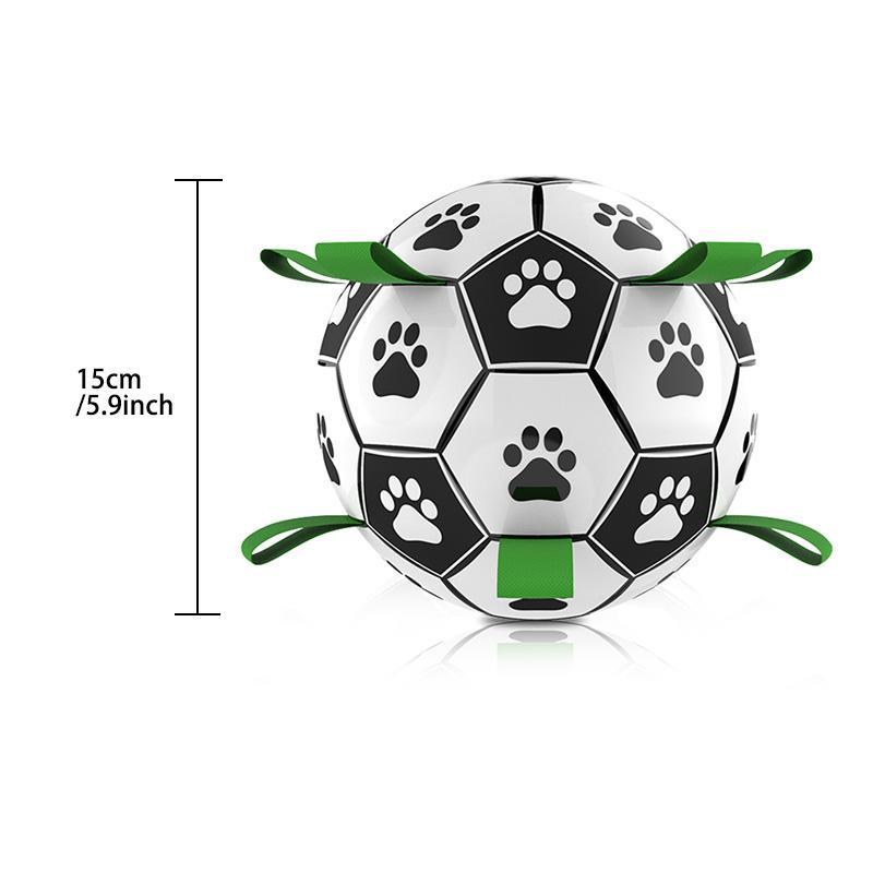 Dog Chew Toy with Built-in Strap, Bite Resistant Dog Teething Toy, Pet Interactive Balls, Dogs & Cats Accessories 1