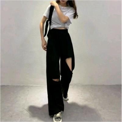 Product Introduction of Celana jeans wanita SOBEK ripped jins denim highwaist murah cewek cullote cutbray Korean style 3