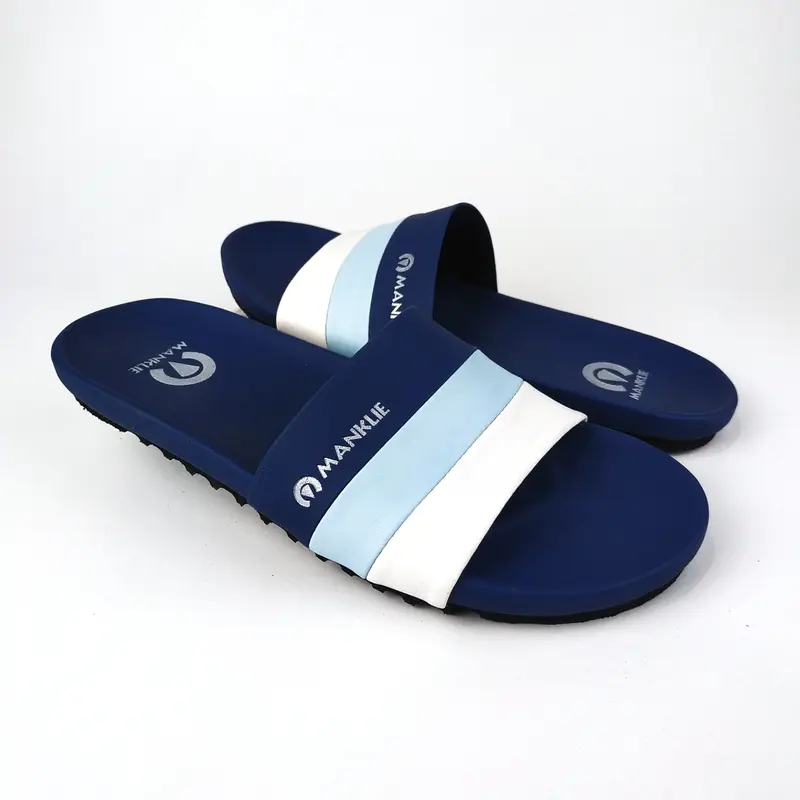 Manklie Sandal Slide Pria Kasual Slipper Distro Shoes Selop Sendal 3