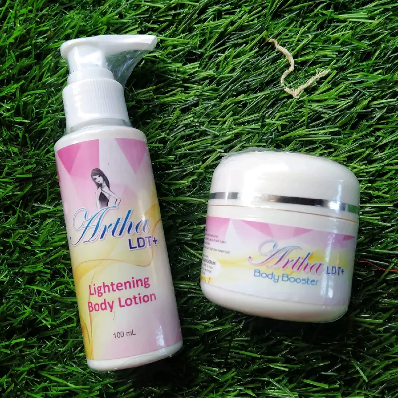 Bundle Isi 5 Misonells Hb booster 250gr & Bleaching Licorice+Aha Bodyserum 6