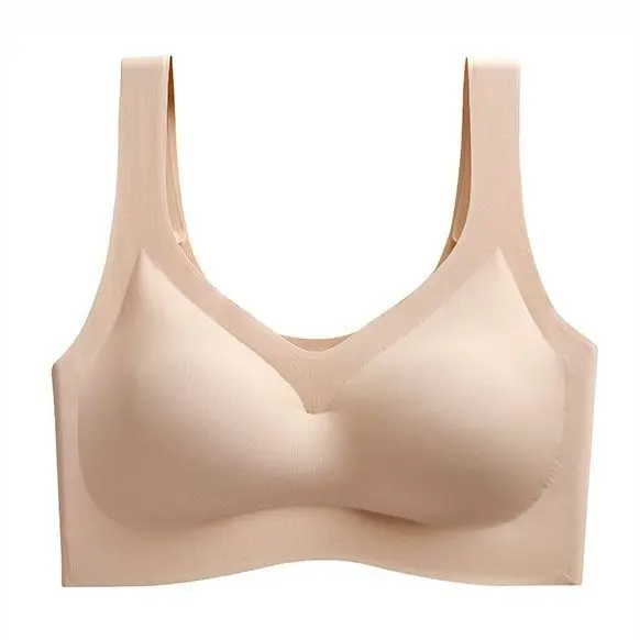 Sports Bra for Women Seamless Small Chest Push-Up Bra Wireless Anti-Sagging Thin Vest Style Plus Size Tube Top Bra