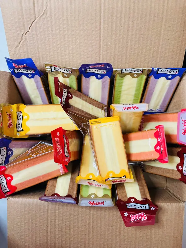Bánh Tam giác mix 5 vị (sô cô la, mat cha, mam xôi, khoai môn, phô mai) SIÊU NGON 6