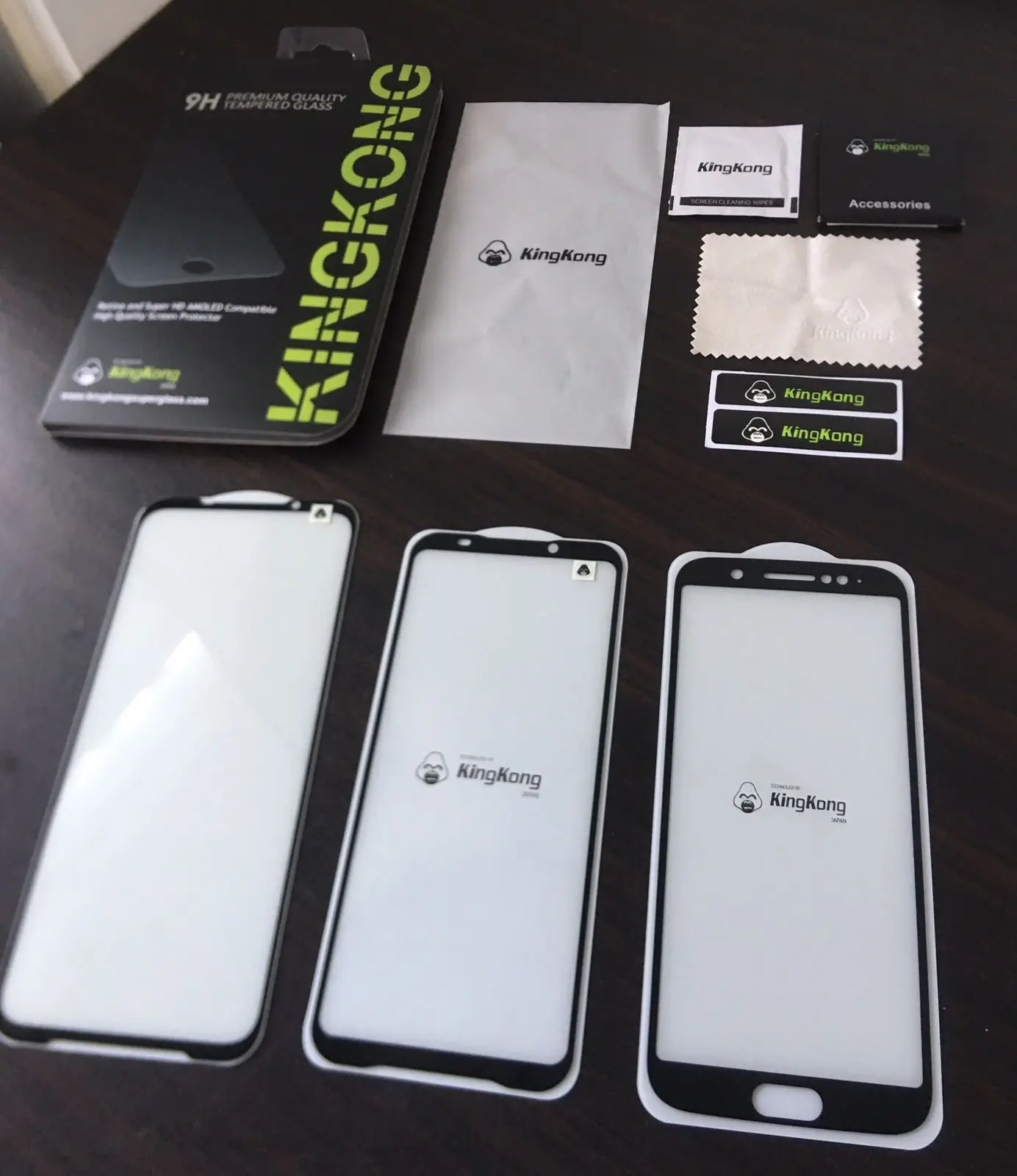 KINGKONG TEMPERED GLASS BLACK SHARK FULL LEM PREMIUM