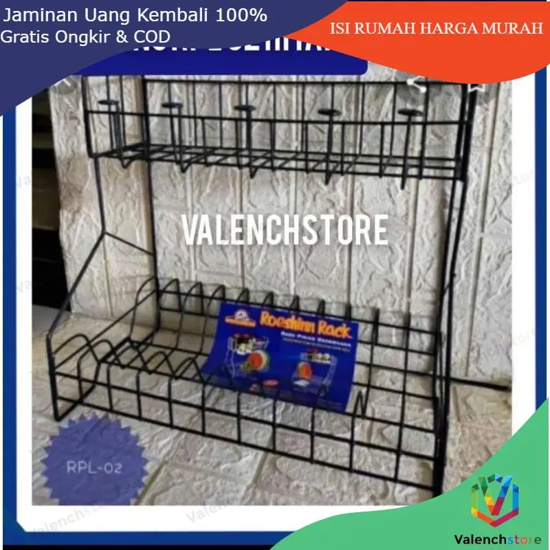 HIGH QUALITY RAK PIRING RPL 02 Hitam ANTI KARAT 0