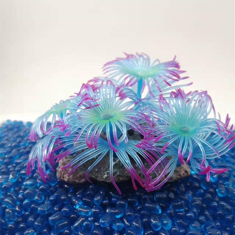HEHUS quarium Plants Artificial Fish for Tank Decorations Small Plants with Suction C 4