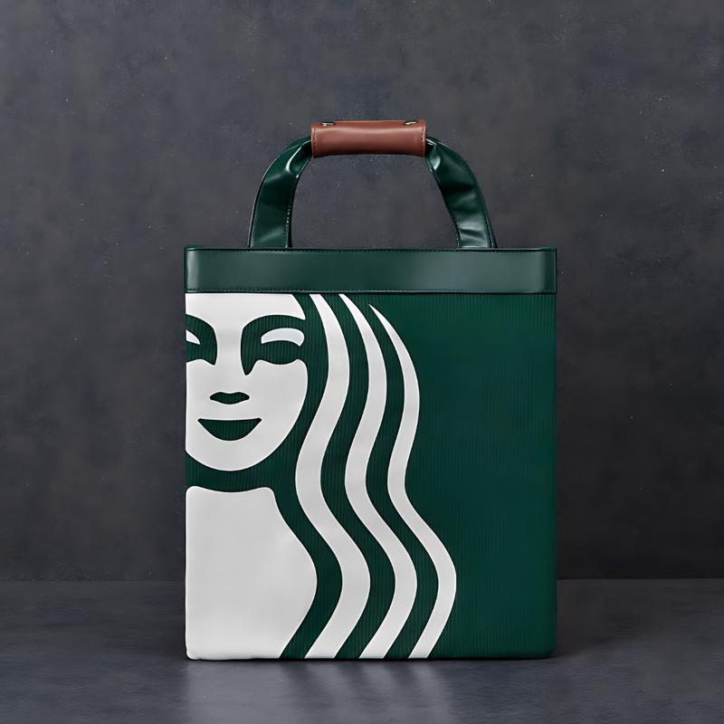 Túi Tote Starbucks SIREN CORE GREEN N BROWN