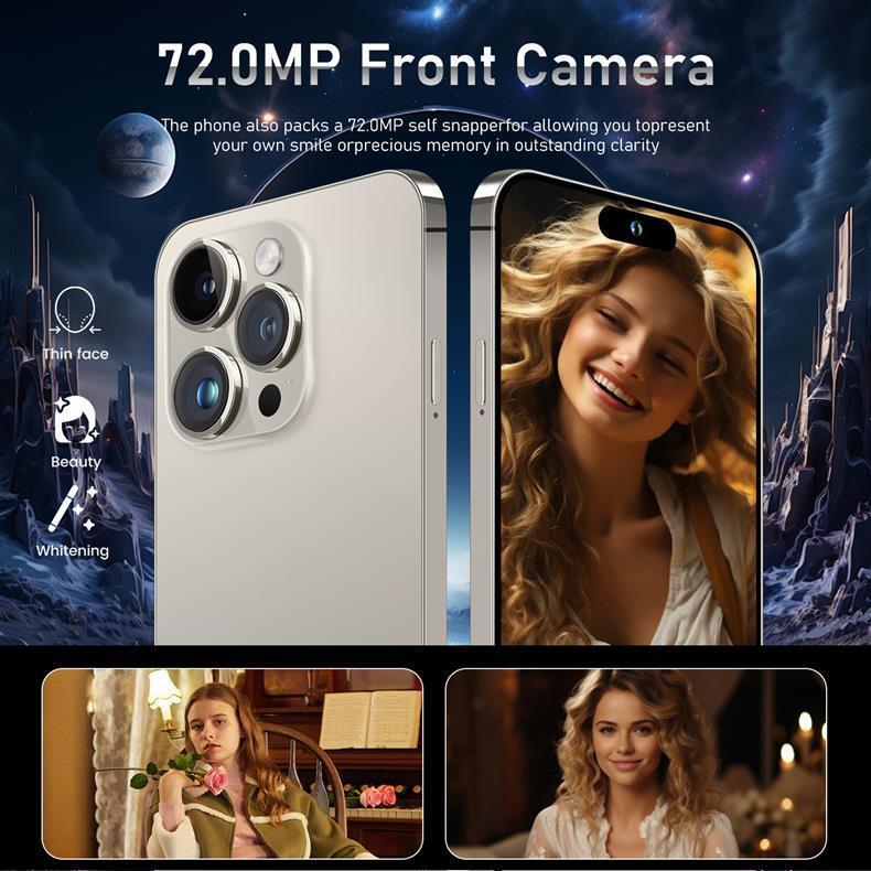 Product Introduction of Điện Thoại Di Động Xuyên Biên Giới, Mới Năm 2025, I15, i16i PRO MAX, Hệ Điều Hành Android 8.1, Bán Chạy, Tất Cả Trong Một, Thông Minh Đảo 5