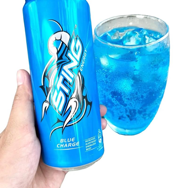 Nước Tăng Lực Sting Xanh Dương Blue (nữa thùng) Nước Ngọt Sugar Đường sting xanhdương sting trúngthưởng vn lon/ thùng top nuoc tang